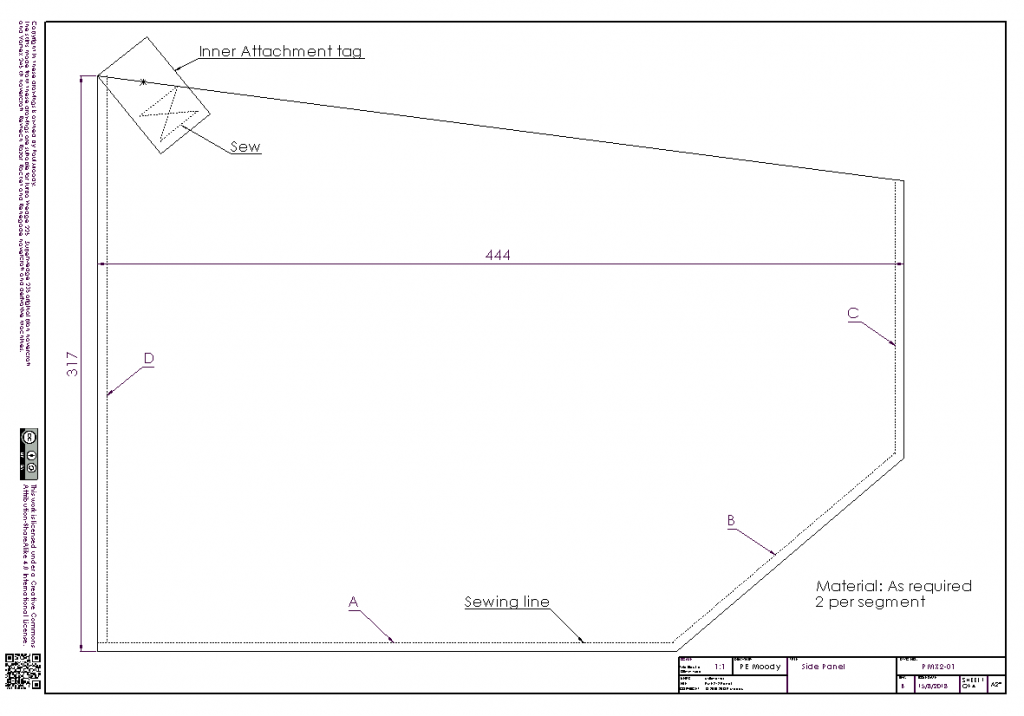 PMX2 Skirt Drawing - PMHT