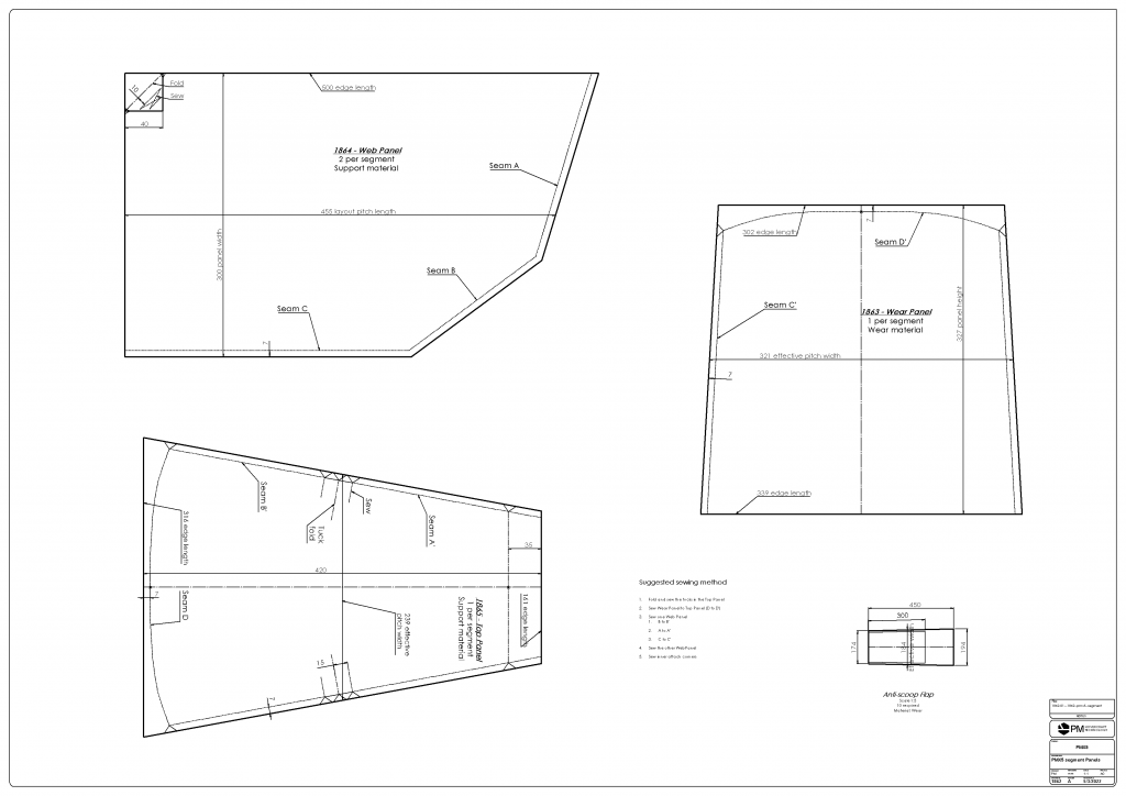 PMX5 Skirt drawing - PMHT